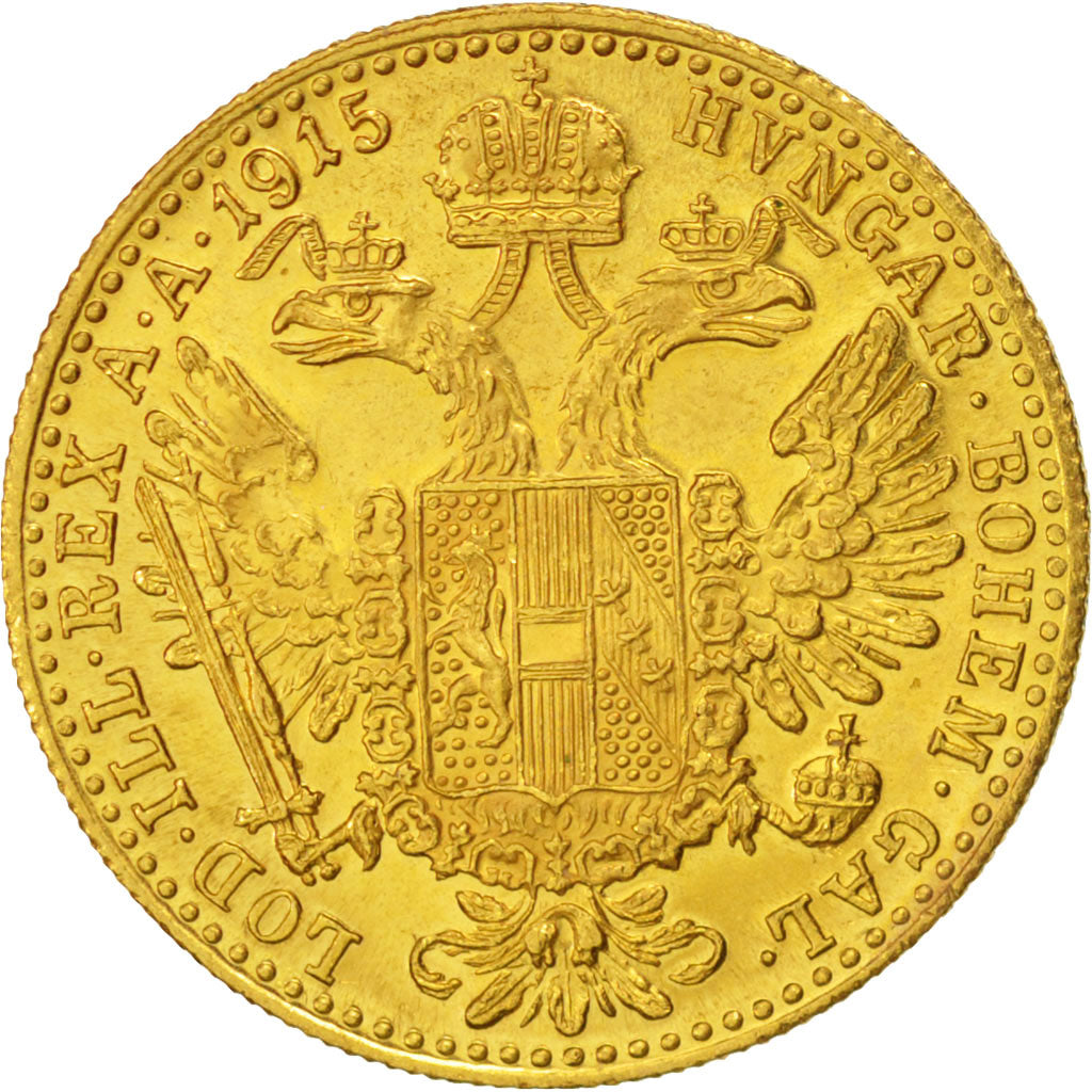 Austria, Franz Joseph I, Ducat, 1915, MS(60-62), Gold, KM:2267