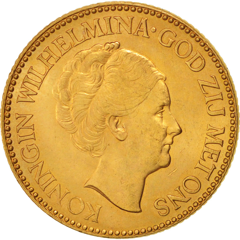 Monnaie, Pays-Bas, Wilhelmina I, 10 Gulden, 1932, SUP, Or, KM:162