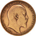 Coin, Great Britain, Edward VII, 1/2 Penny, 1905, VF(20-25), Bronze, KM:793.2