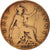 Moneda, Gran Bretaña, Edward VII, 1/2 Penny, 1903, BC+, Bronce, KM:793.2