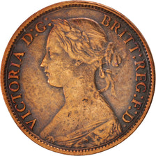 Great Britain, Victoria, Farthing, 1862, EF(40-45), Bronze, KM:747.2