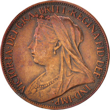 Great Britain, Victoria, Farthing, 1900, EF(40-45), Bronze, KM:788.2