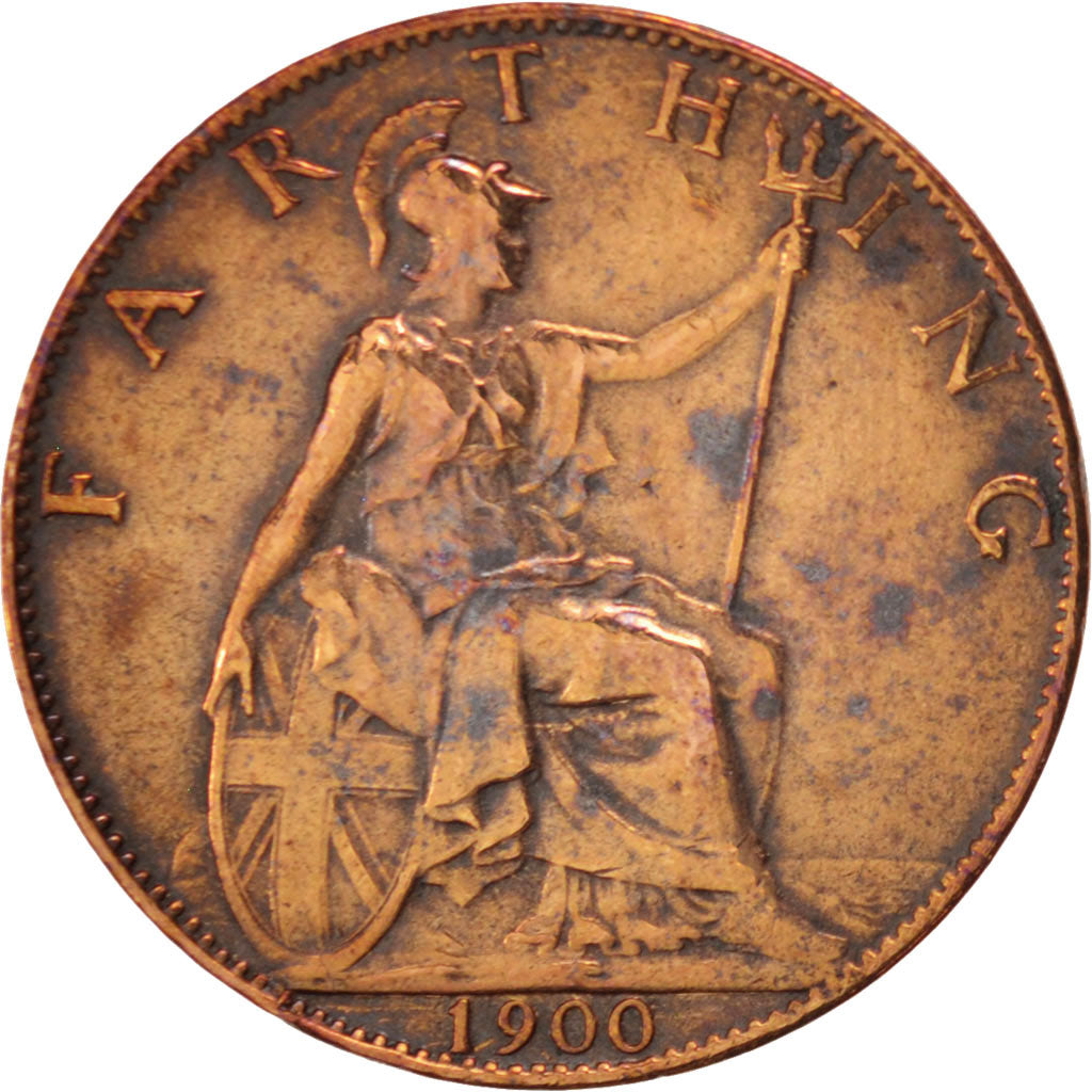 Great Britain, Victoria, Farthing, 1900, EF(40-45), Bronze, KM:788.2