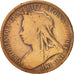 Coin, Great Britain, Victoria, 1/2 Penny, 1901, VF(30-35), Bronze, KM:789