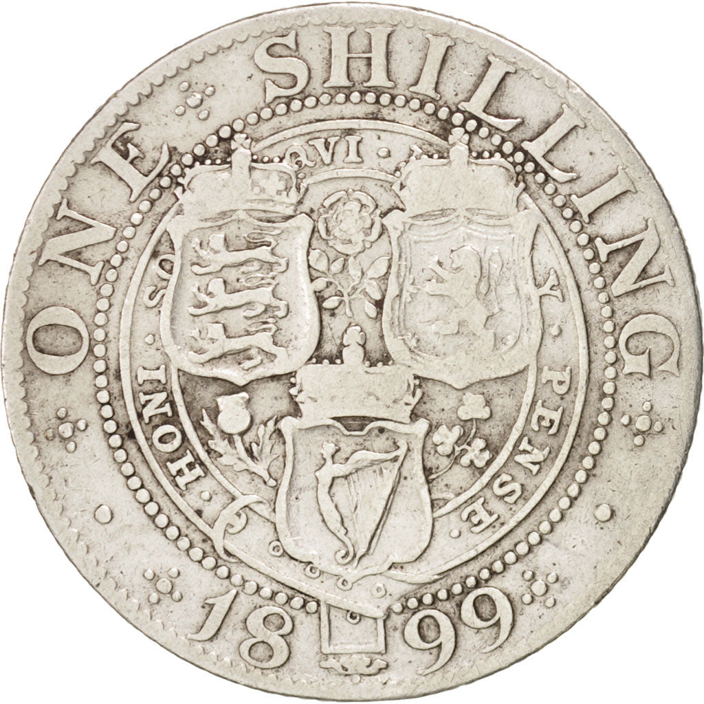Great Britain, Victoria, Shilling, 1899, VF(30-35), Silver, KM:780