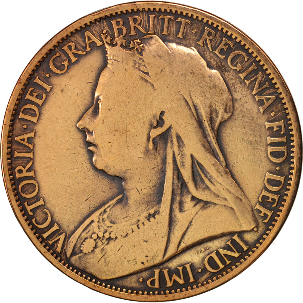Great Britain, Victoria, Penny, 1896, VF(30-35), Bronze, KM:790