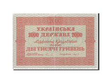 Banknot, Ukraina, 2000 Hryven, 1918, AU(50-53)