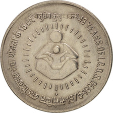 Moneta, INDIE-REPUBLIKA, Rupee, 1990, AU(50-53), Miedź-Nikiel, KM:86