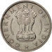 INDIA-REPUBLIC, 1/2 Rupee, 1956, Calcutta, AU(50-53), Nickel, KM:6.3