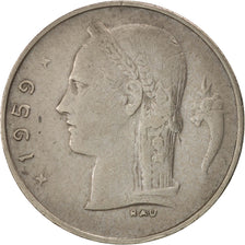 Coin, Belgium, Franc, 1959, AU(50-53), Copper-nickel, KM:143.1