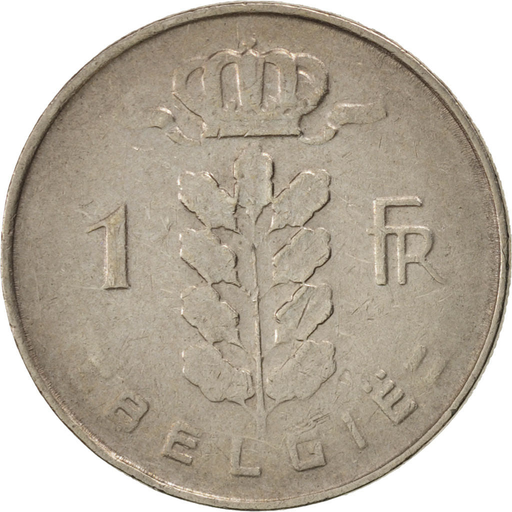 Coin, Belgium, Franc, 1966, AU(50-53), Copper-nickel, KM:143.1