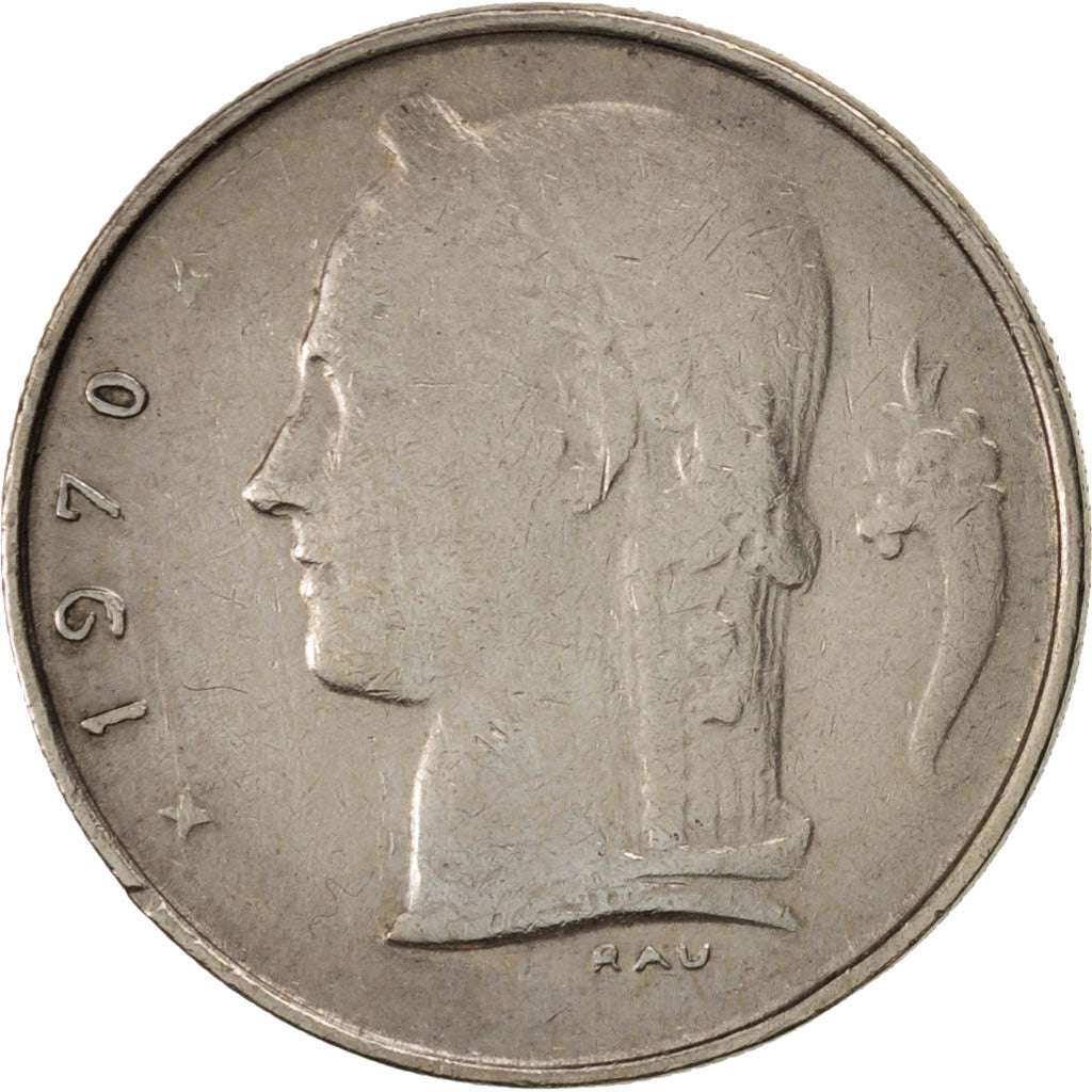 Coin, Belgium, Franc, 1970, AU(50-53), Copper-nickel, KM:142.1