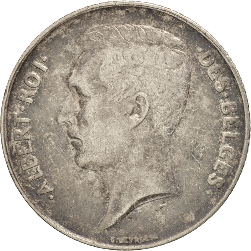 Coin, Belgium, Franc, 1911, EF(40-45), Silver, KM:72