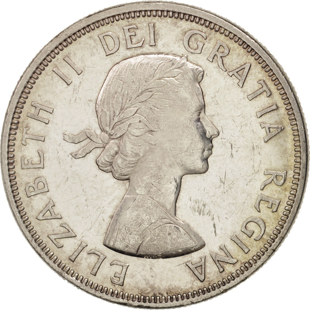 Coin, Canada, Elizabeth II, Dollar, 1964, Royal Canadian Mint, Ottawa