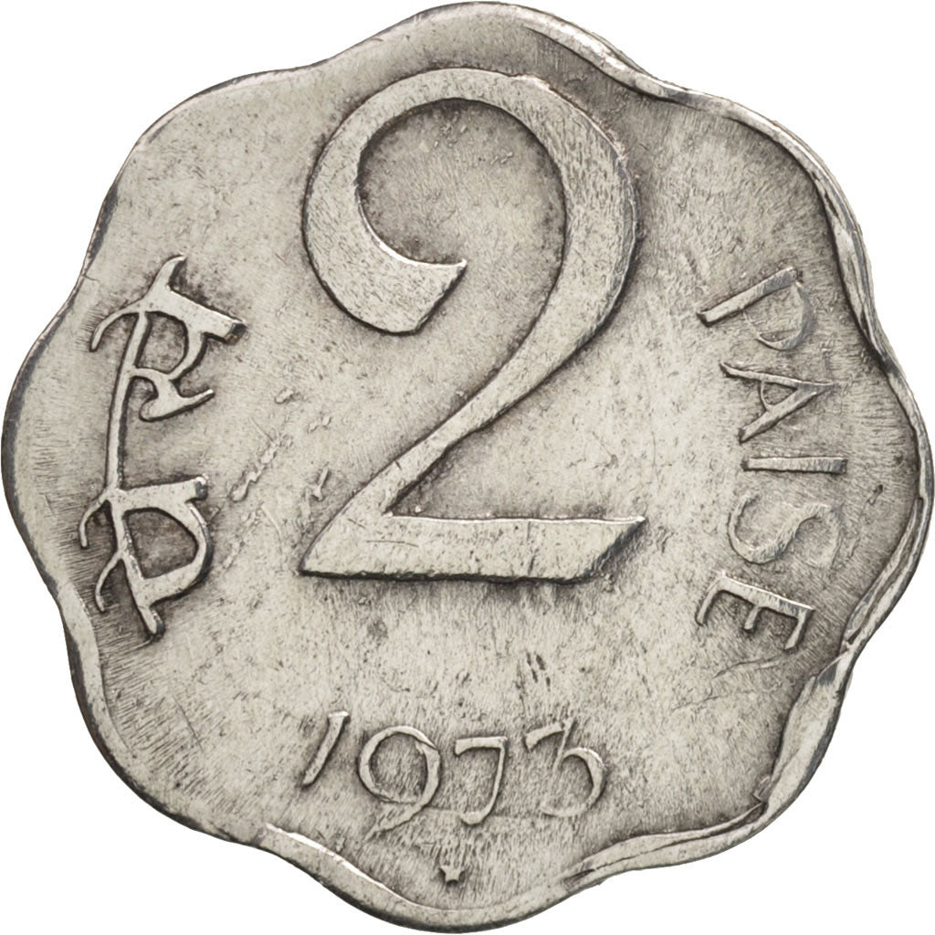 Monnaie, INDIA-REPUBLIC, 2 Paise, 1973, TTB+, Aluminium, KM:13.6