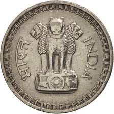 INDIA-REPUBLIC, 50 Naye Paise, 1961, Calcutta, EF(40-45), Nickel, KM:55