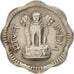 Moneta, REPUBBLICA DELL’INDIA, 2 Paise, 1964, Calcutta, BB+, Rame-nichel
