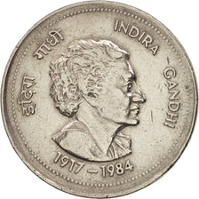Coin, INDIA-REPUBLIC, 50 Paise, 1985, Calcutta, AU(50-53), Copper-nickel