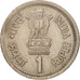 Coin, INDIA-REPUBLIC, Rupee, 1991, Bombay, AU(50-53), Copper-nickel, KM:89