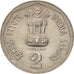 Coin, INDIA-REPUBLIC, 2 Rupees, 1990, Bombay, AU(50-53), Copper-nickel, KM:121.2