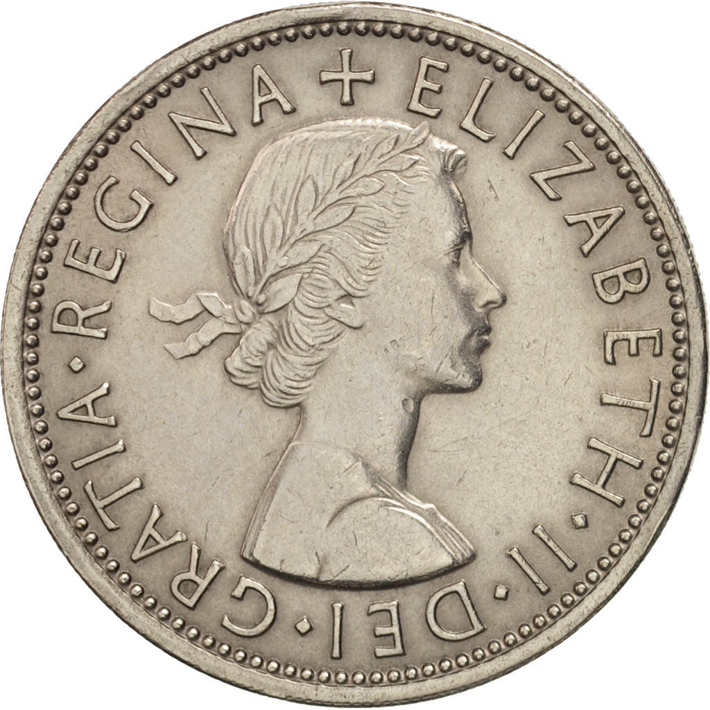 Grande-Bretagne, Elizabeth II, Florin, Two Shillings, 1967, TTB+, KM 906