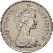 Coin, Great Britain, Elizabeth II, 10 New Pence, 1974, AU(50-53), Copper-nickel