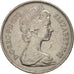 Coin, Great Britain, Elizabeth II, 10 New Pence, 1973, EF(40-45), Copper-nickel