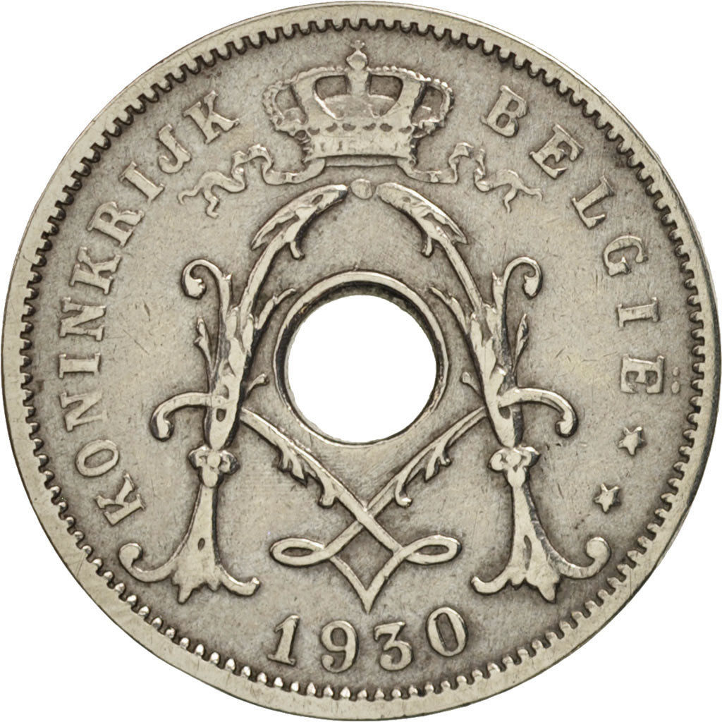 Belgium, 5 Centimes, 1930, AU(50-53), Nickel-brass, KM:94