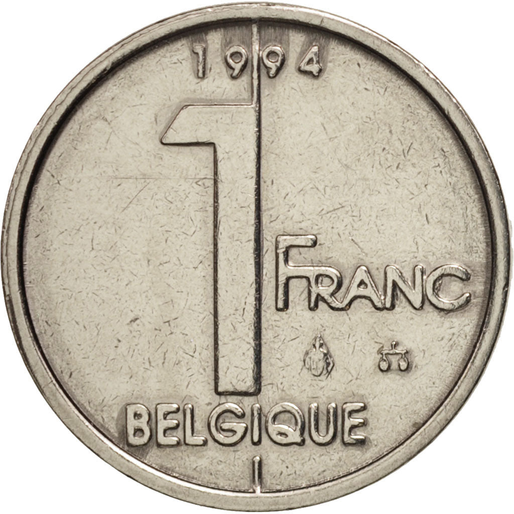 Moneta, Belgio, Albert II, Franc, 1994, Brussels, SPL-, Ferro placcato nichel