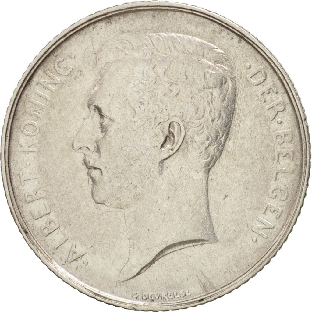 Coin, Belgium, Franc, 1912, AU(50-53), Silver, KM:73.1