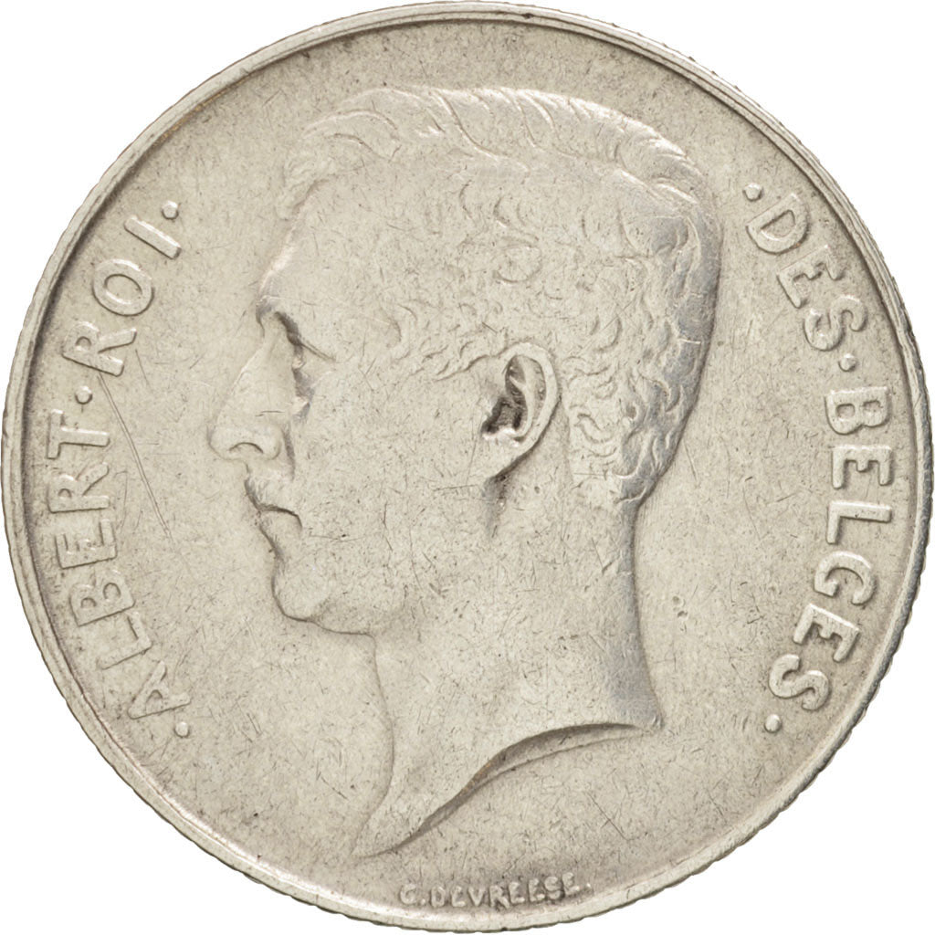 Belgium, Franc, 1912, AU(50-53), Silver, KM:72
