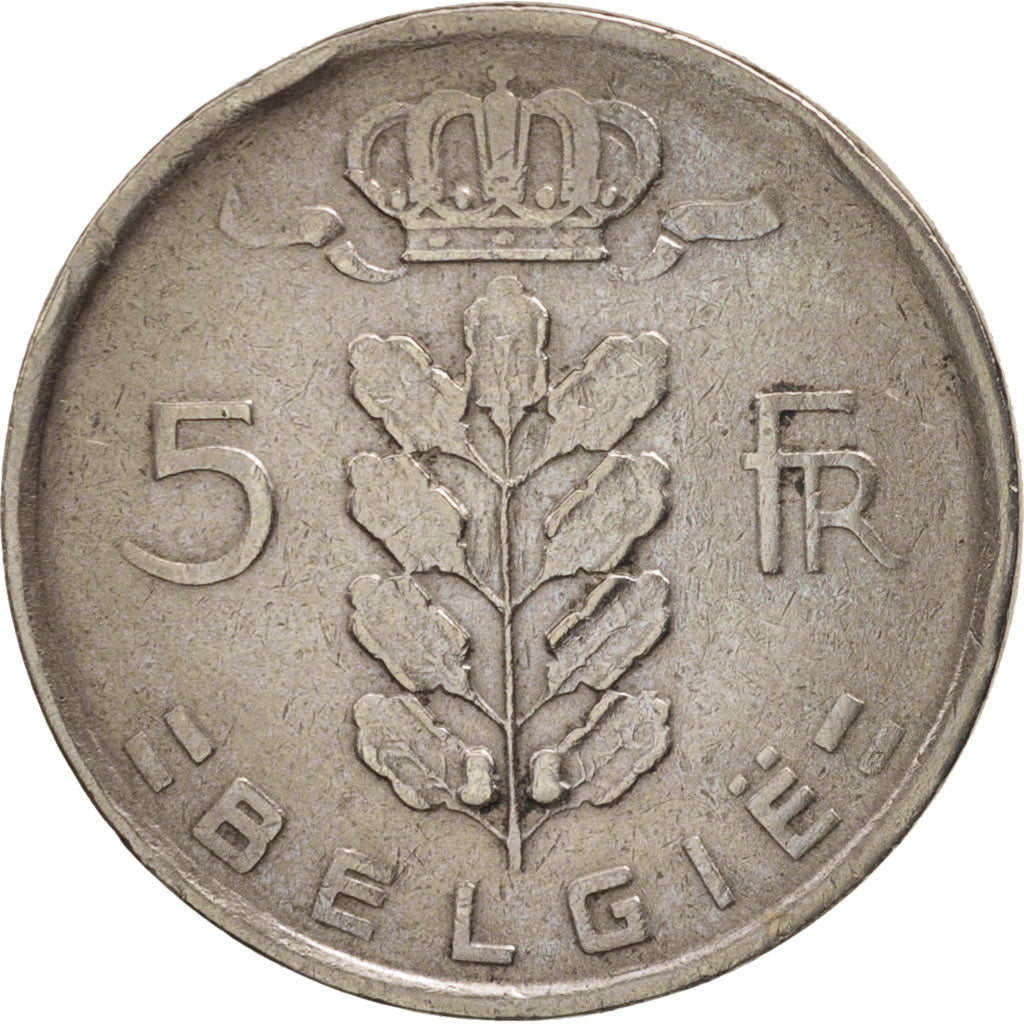 Moneda, Bélgica, 5 Francs, 5 Frank, 1950, MBC, Cobre - níquel, KM:135.1
