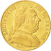 France, Louis XVIII,  20 Francs, 1814, Paris, EF(40-45), Gold, KM 706.1