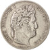 Moneta, Francia, Louis-Philippe, 5 Francs, 1846, Paris, MB+, Argento, KM:749.1
