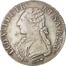 Francia,Louis XVI, Écu de Béarn aux branches d'olivier, 1788, Pau, MBC,KM 572
