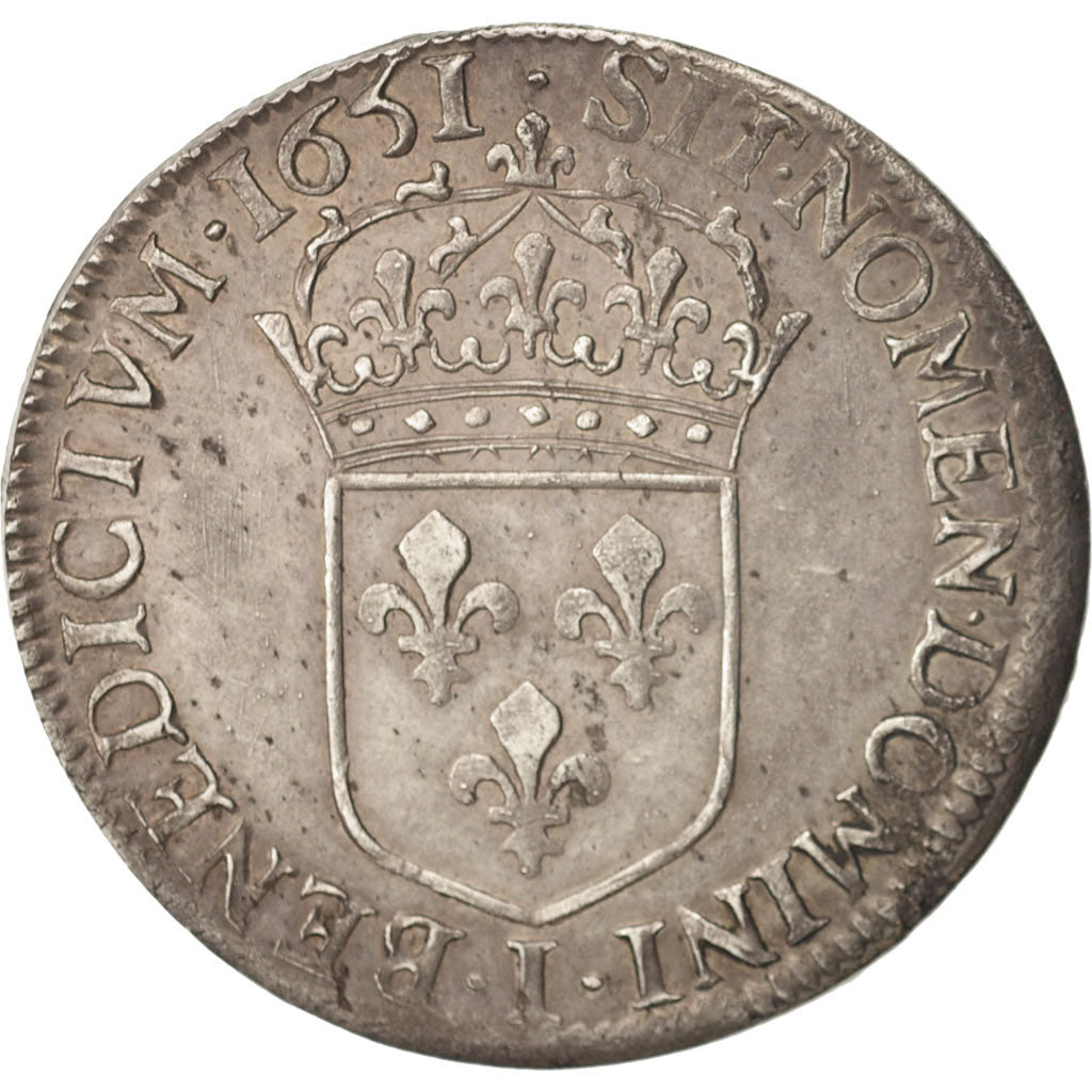 Coin, France, Louis XIV, 1/2 Écu à la mèche longue, 1/2 Ecu, 1751, Limoges