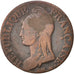 France, Dupré, 5 Centimes, 1797, Paris, VF(30-35), Bronze, KM:640.1