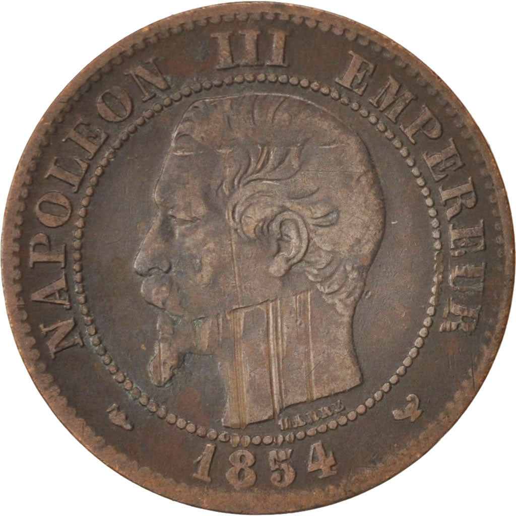 Monnaie, France, Napoleon III, Napoléon III, 2 Centimes, 1854, Lille, TB+