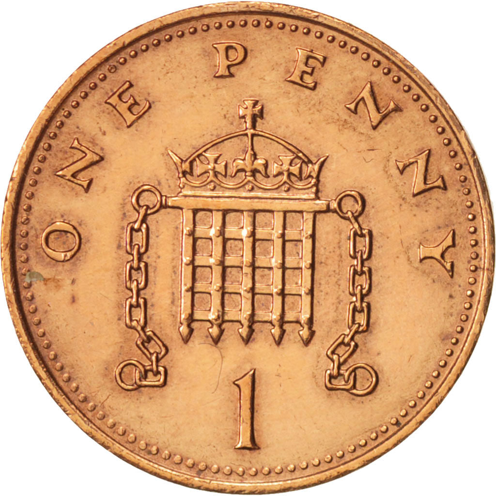 Moneta, Gran Bretagna, Elizabeth II, Penny, 1985, BB+, Bronzo, KM:935