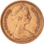 Coin, Great Britain, Elizabeth II, 1/2 New Penny, 1971, AU(50-53), Bronze