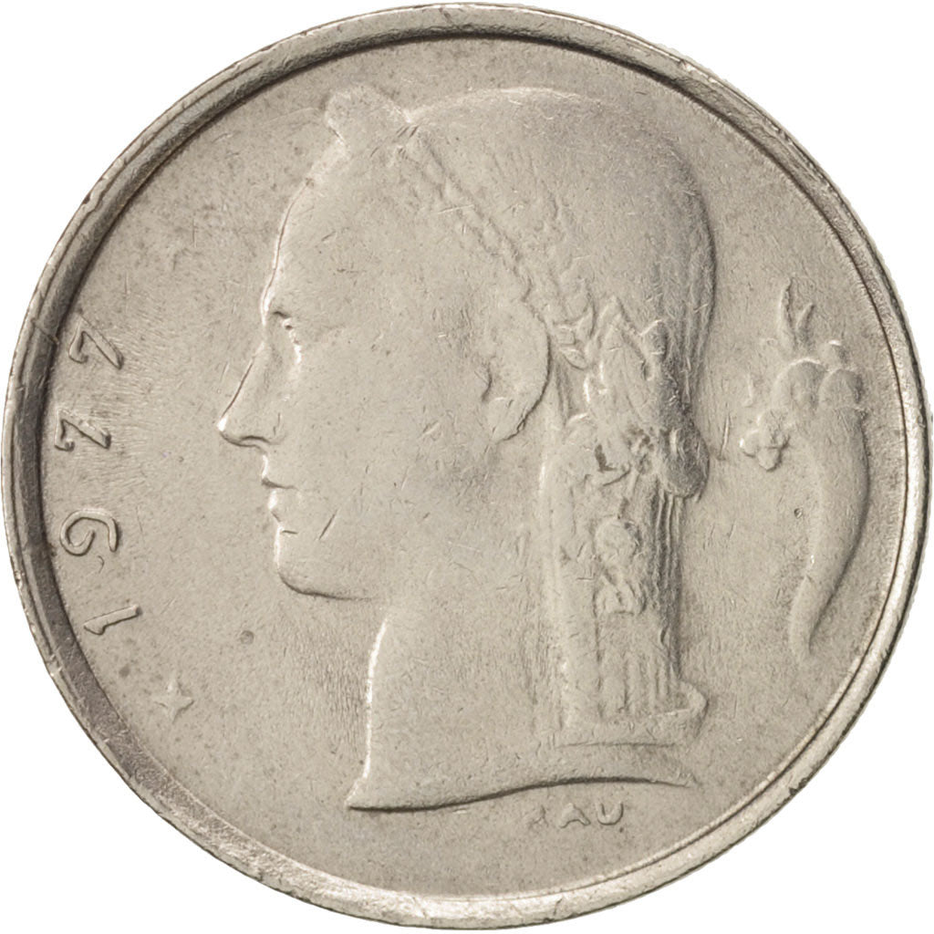 Coin, Belgium, Franc, 1977, AU(50-53), Copper-nickel, KM:143.1