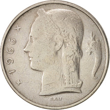Coin, Belgium, 5 Francs, 5 Frank, 1966, AU(50-53), Copper-nickel, KM:134.1