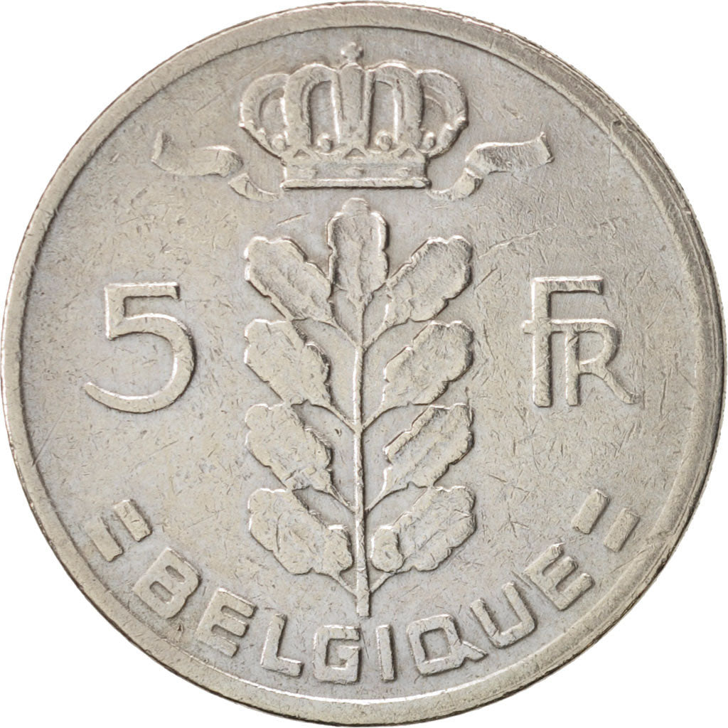 Monnaie, Belgique, 5 Francs, 5 Frank, 1967, TTB+, Copper-nickel, KM:134.1