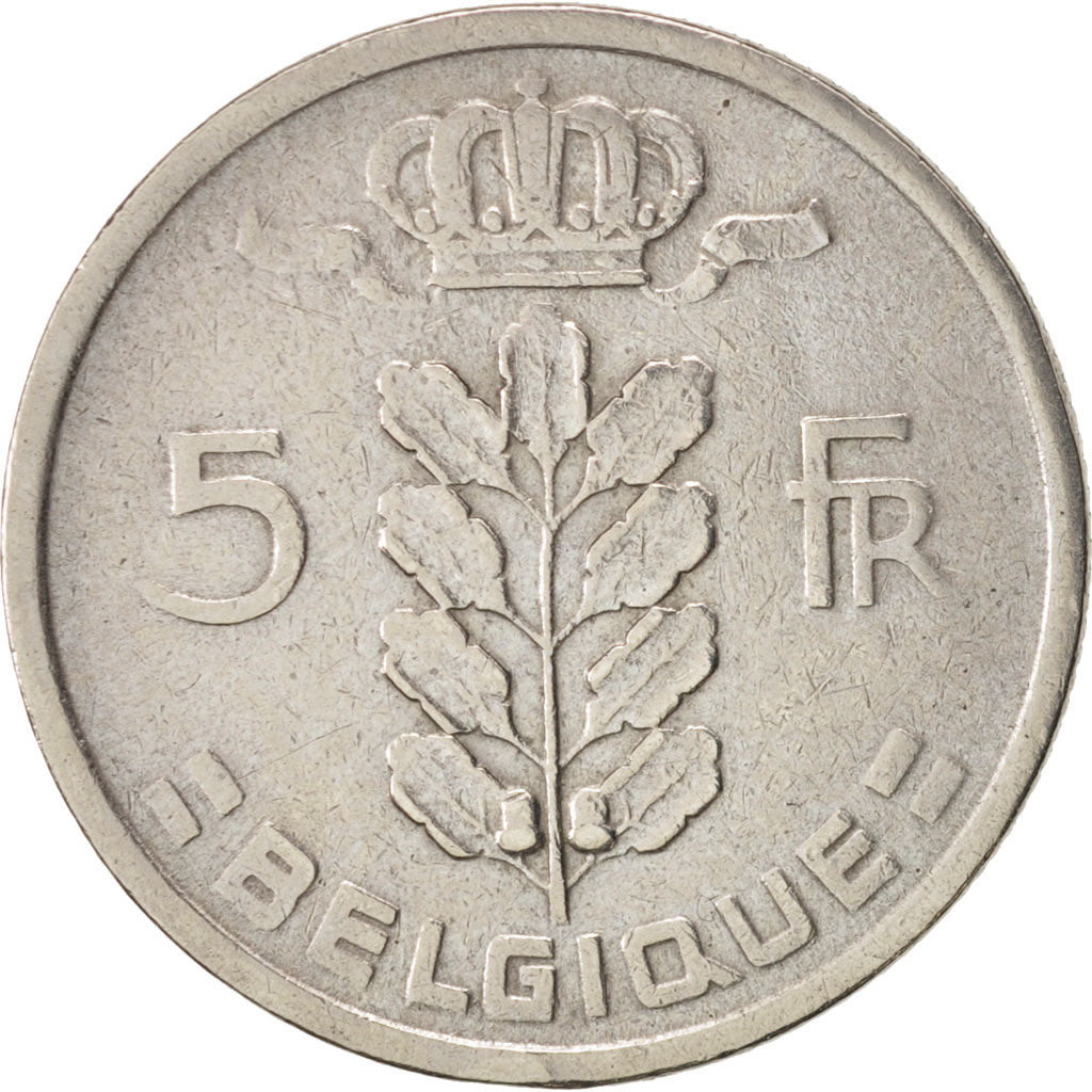 Moneda, Bélgica, 5 Francs, 5 Frank, 1949, MBC+, Cobre - níquel, KM:134.1