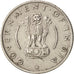 Coin, INDIA-REPUBLIC, 1/4 Rupee, 1955, Calcutta, AU(50-53), Nickel, KM:5.3