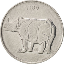 Monnaie, INDIA-REPUBLIC, 25 Paise, 1989, Calcutta, TTB+, Stainless Steel, KM:54