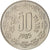 Moneta, INDIE-REPUBLIKA, 50 Paise, 1985, AU(50-53), Miedź-Nikiel, KM:65