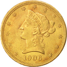 United States,Coronet Head,$10,1906,U.S.Denver,Gold,AU(50-53),KM 102