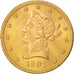 United States, Coronet Head, $10, 1901,Philadelphia,Gold,AU(50-53),KM 102