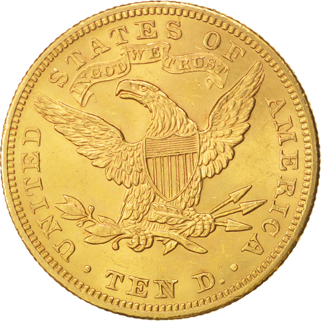 Stati Uniti, Coronet Head, $10, Eagle, 1905, U.S.Philadelphia, BB+, Oro,KM 102